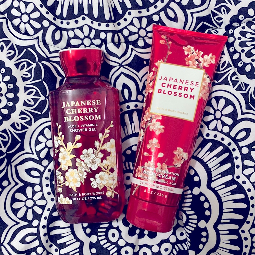 Japanese cherry blossom set